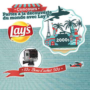 Partez &agrave; la d&eacute;couverte du monde avec Lay's